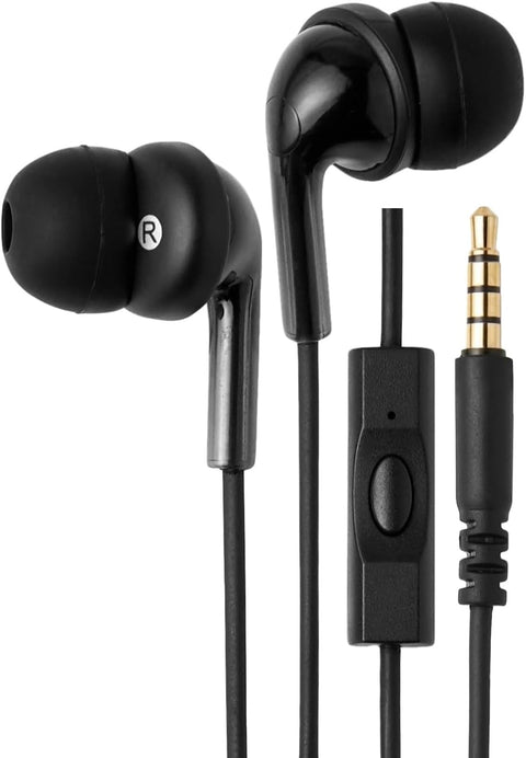 Amazon Basics Wired Earbuds with Microphone