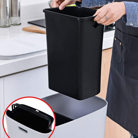 Large Three-Layer Trash Can Kitchen Storage