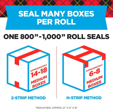 Scotch Heavy Duty Shipping Packing Tape (6-Roll Pack)