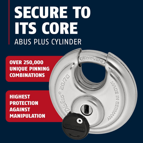 Abus 20/70mm Diskus Plus Padlock | 70mm