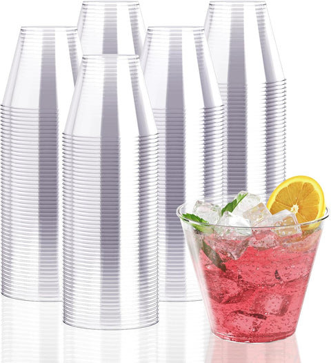 JollyPack Clear Plastic Cups (300-Pack, 9 oz)