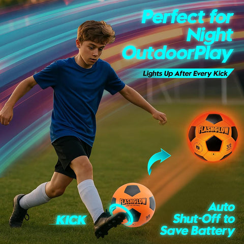 Light Up Soccer Ball – Glow in the DarkLight Up Soccer Ball – Glow in the Dark