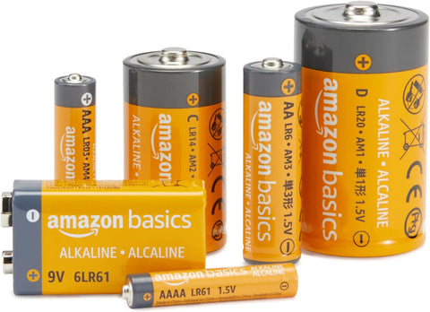 Amazon Basics 20-Pack AA Alkaline Batteries