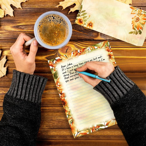 Flora Stationery Writing Paper with Envelopes