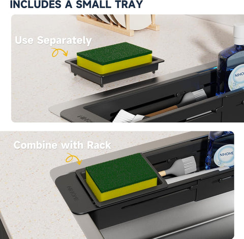 NiHome Extendable Kitchen Sink Caddy
