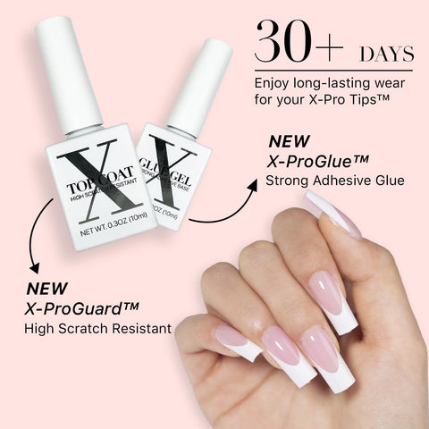 SXC Cosmetics French Tip Press On Nails