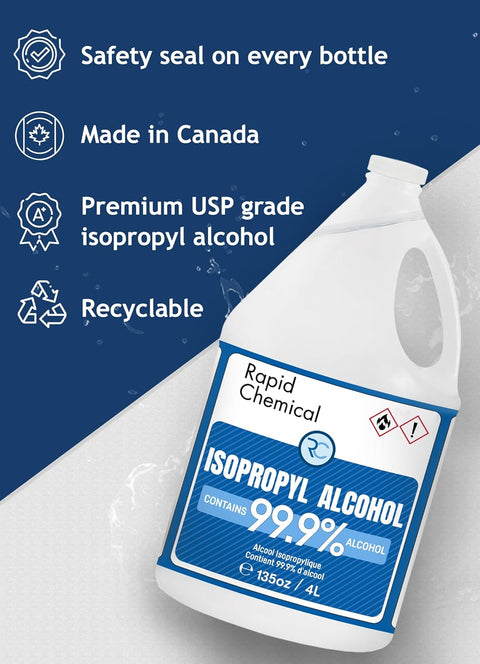99% Isopropyl Alcohol - Made in Canada