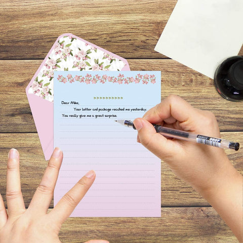 Ceiba Tree Cute Floral Stationery Letter Paper Set