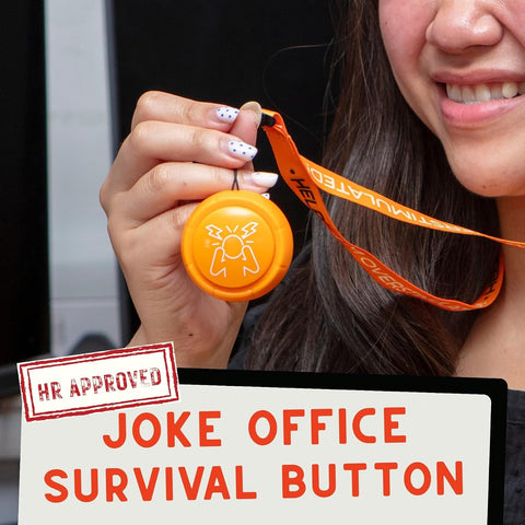 Boxer Overstimulated Novelty Survival Button
