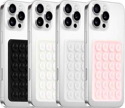 Yojaro Silicone Suction Phone Case Mount (4-Pack)
