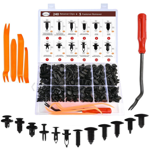 240PCS Car Bumper Retainer Clips Kit