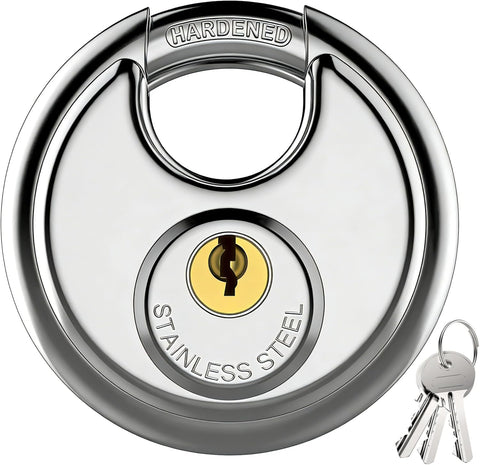 Puroma 1P Keyed Padlock 3 Keys Steel