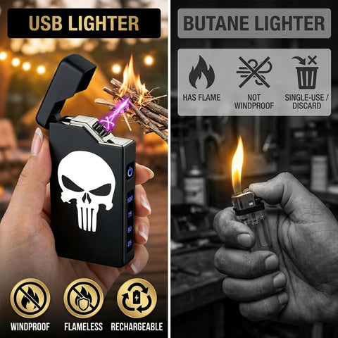 Electric Lighter with Dual Arc