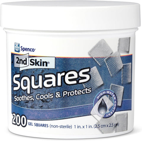 2nd Skin Dressing 1" Squares (200 Count)