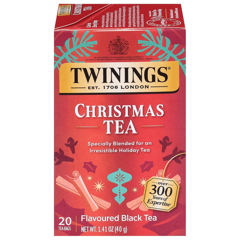 Twinings Christmas Black Tea (20 Individually Wrapped Tea Bags)