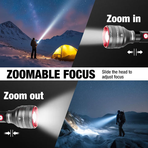 Arrow Rechargeable IPX7 Flashlight – 12000 Lumens
