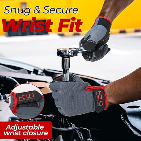 HANDLANDY Work Gloves for Men & Women
