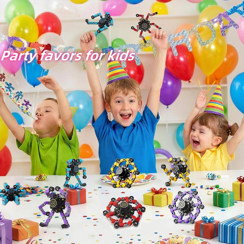 Transformable Fidget Spinner Toys (4-Pack)