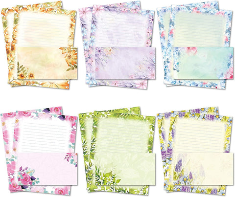 Flora Stationery Writing Paper with Envelopes