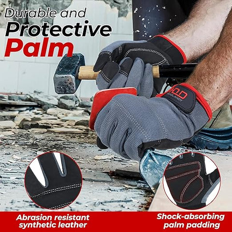 HANDLANDY Work Gloves for Men & Women